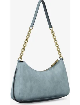Bolso de hombro pochette nolita mediano de nobuck con cadena - MICHAEL Michael Kors - FashionsVida