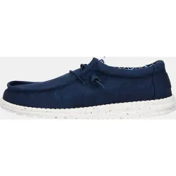 Zapato de cordones de hombre de lona