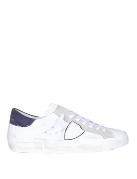 Sneakers in pelle con logo