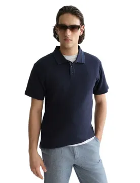 Polo à Manches Courtes 184299 Relaxed Fit Sky Captain L