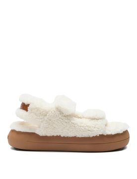 Moon Boot Sandalo Shearling Ice
