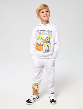 Pantaloni da tuta Naruto - grigio chiaro