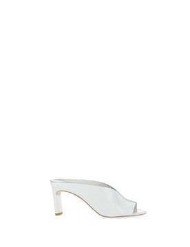 DEL CARLO Mules in pelle BIANCO 36