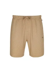 Pyjamahose - Shorts camel S herren
