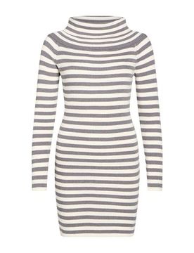 Mini-Kleid Damen Grau M,S Damen
