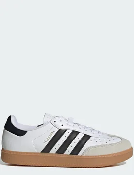 Scarpe Velosamba Leather 42 2/3 Cloud White / Core Black / Gold Metallic - Adidas - FashionsVida