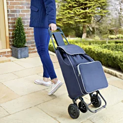 Einkaufstrolley mit XL Tasche und Thermovortasche