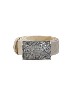 Beckert Cintura in pelle crema 80 - Beckert - FashionsVida