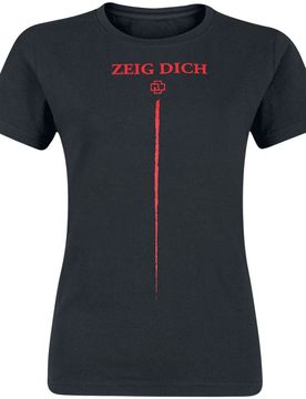 T-Shirt - Zeig Dich - S bis XXL - für Damen - Größe L - schwarz - Lizenziertes Merchandise! - Frauen - female