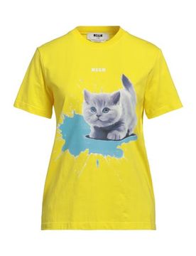 Camiseta Mujer Amarillo XS Mujer