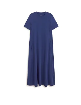 Ecoalf Midikleid ELETTRA azul L - Ecoalf - FashionsVida