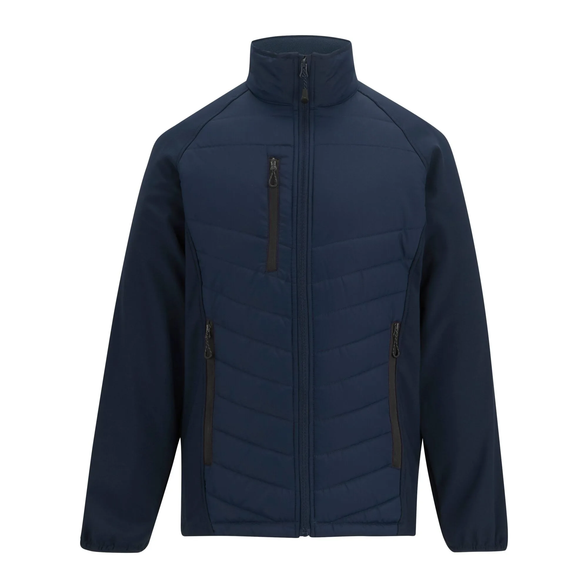 Mens Full Zip Padded Jacket (Navy/ash) - Size 2xl - Regatta - FashionsVida