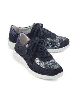 Hallux-Schnürer Extraweit - Marine - female - Size: 36