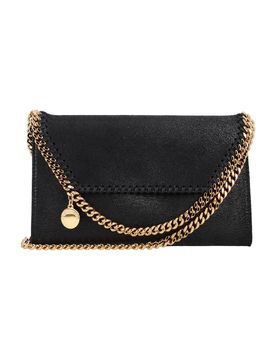 Mini Vegan Leather Crossbody Bag with Gold Chain