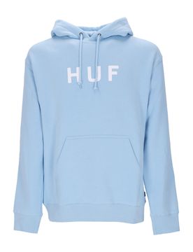 Felpa Cappuccio Uomo Essentials Og Logo P/o Hoodie Light Blue
