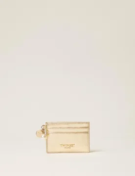 Porte-cartes lamé avec charms - TWINSET - FashionsVida