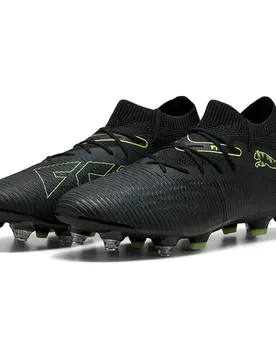 Chaussures De Football Future 8 Match Mxsg Black / Fizzy Light / Green Terrain EU 44