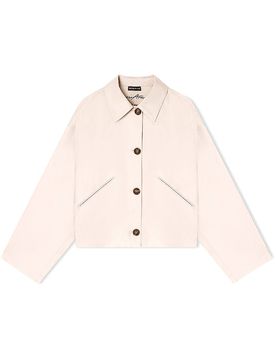 Emporio Armani Blusón blanco 40