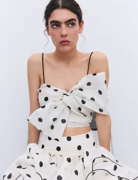 Tintoretto - Top de mujer con lazo - Tintoretto - FashionsVida