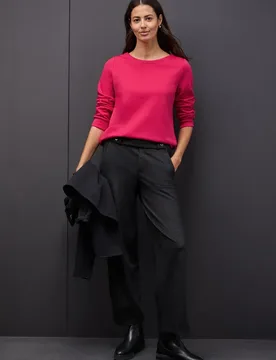 Street One Sweatshirt female Pink - Street One - FashionsVida