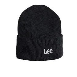 Black Logo Beanie - Male - Black - One Size