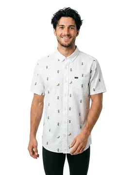 Chemise à Manches Courtes Hula Breach Off White XS