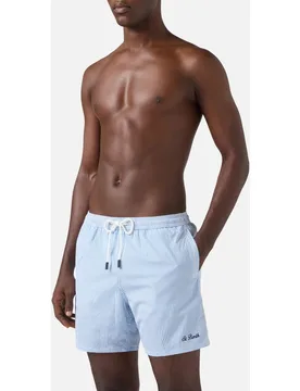 Bañador de hombre estampado rayas - MC2 Saint Barth - FashionsVida
