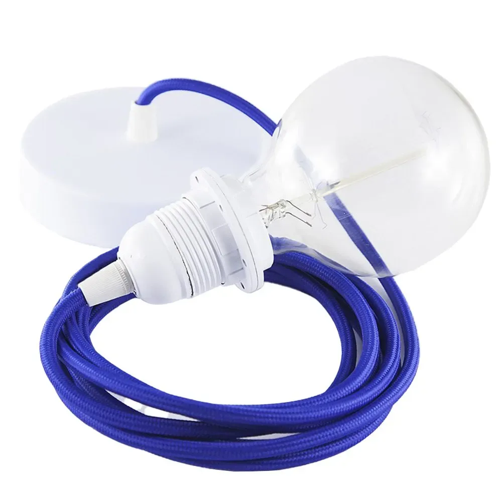 Cables Lampe Suspendue Pendel Pour Abat-jour Rm12 1 M Blue / White One Size - Creative - FashionsVida