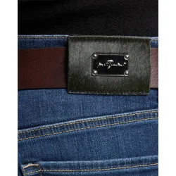 Vaqueros de hombre slim de tiro medio en color