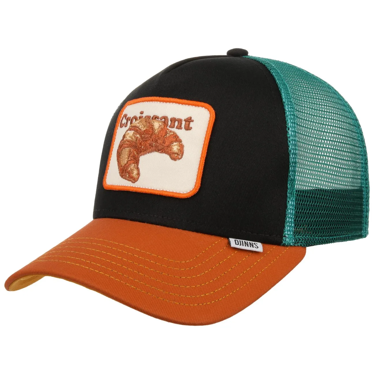 Croissant Trucker Cap by - black - Herren - Size: One Size - Djinns - FashionsVida