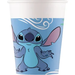Vasos papel 200 ml Stitch y Ángel Disney