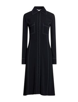 Midi-Kleid Damen Schwarz 34 Damen