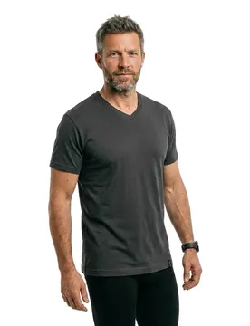 T-shirt à Manches Courtes Crossover 50415 Dark Anthracite XS