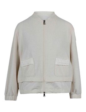 Cardigan con tasche applicate