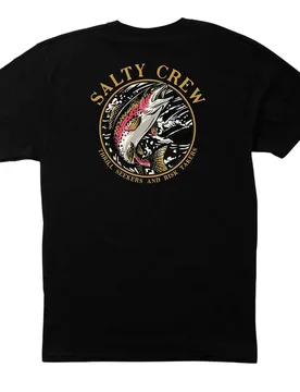 T-shirt à Manches Courtes Rainbow Premium Black 2XL - Salty Crew - FashionsVida