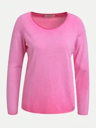 Strickpullover Basic Pink M