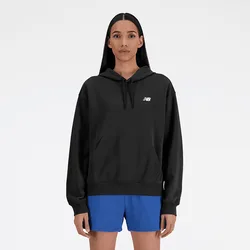 Sport Essentials Damen Kapuzenpullover - Schwarz - Größe L - Baumwoll-Jersey Black L