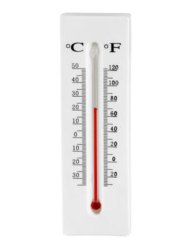 Thermometer "Schlüsselversteck" weiss