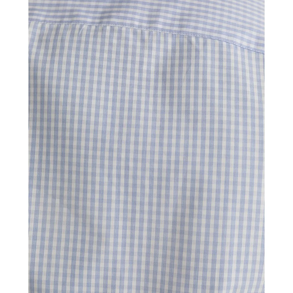 Camisa de hombre regular de cuadros azul - Florentino - FashionsVida