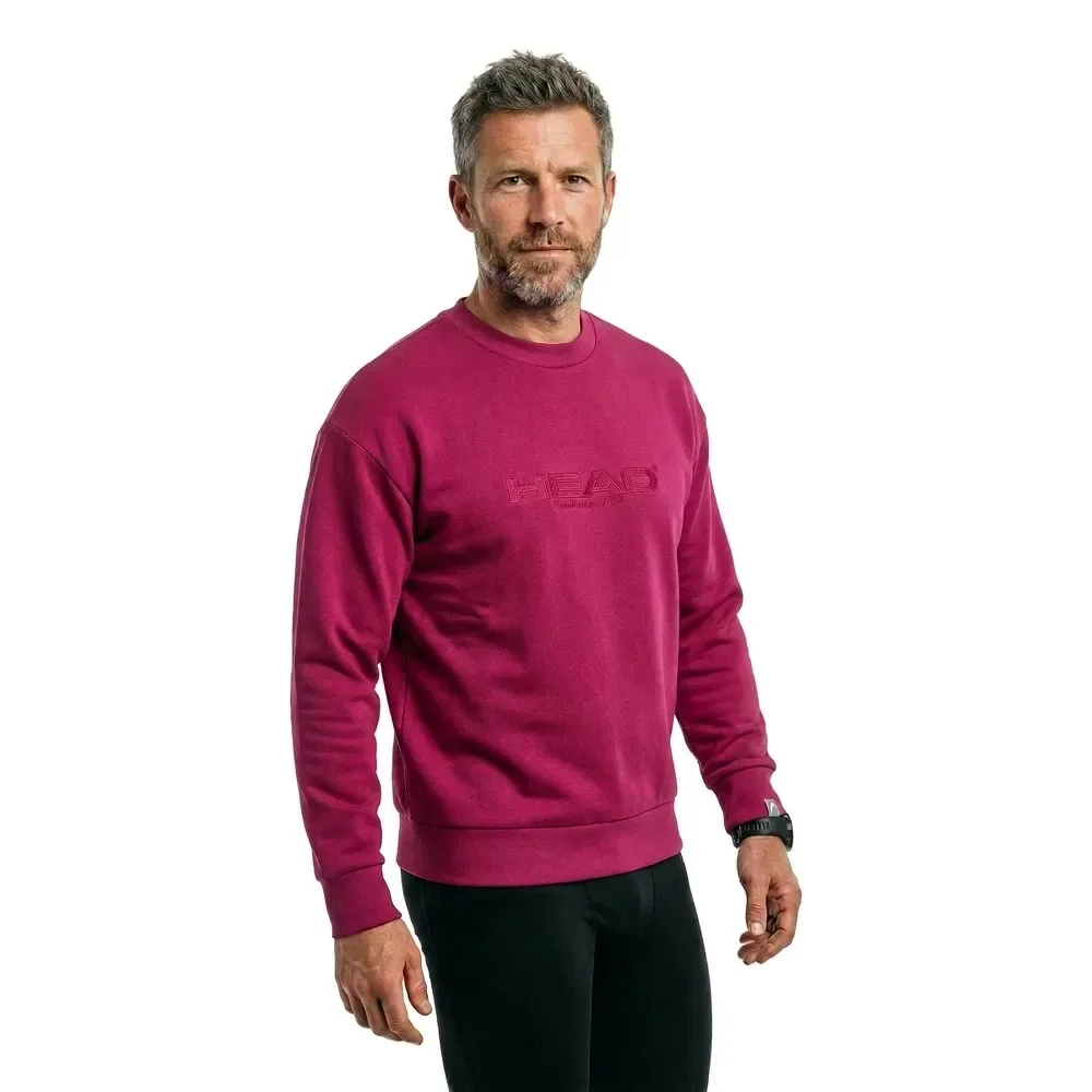 Motion Crewneck Sweatshirt Dark Anthracite XL - Head Racket - FashionsVida