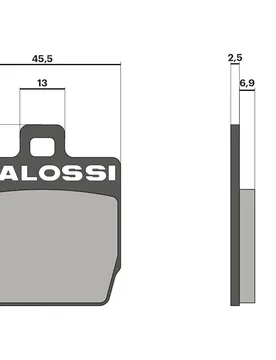 Pastiglie Freno Posteriore Yamaha Aerox 4 50 Ie 4t Lc Euro 4 2018+ (A333e) - Malossi - FashionsVida