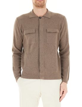 Cardigan con colletto CAMMELLO 52