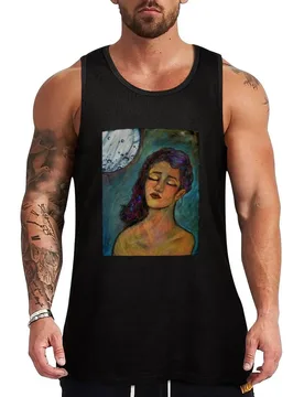The Moon Also Howls Tank Top Urban Casual Tank Top Streetwear Sleeveless Shirt - Aliexpress - FashionsVida