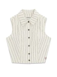 Guess Blusa vaquera crema S