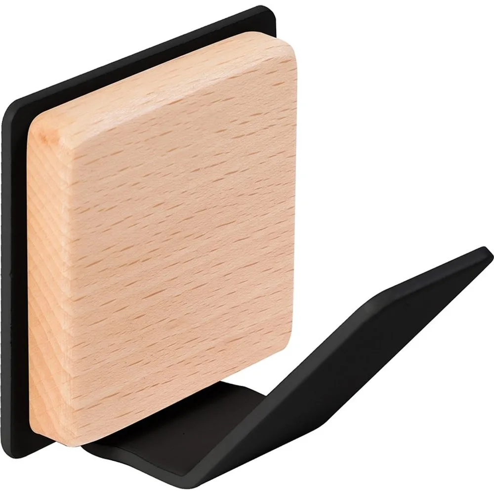 Percha negra con aplique haya - C1-9608NEHN1 - Nesu - FashionsVida