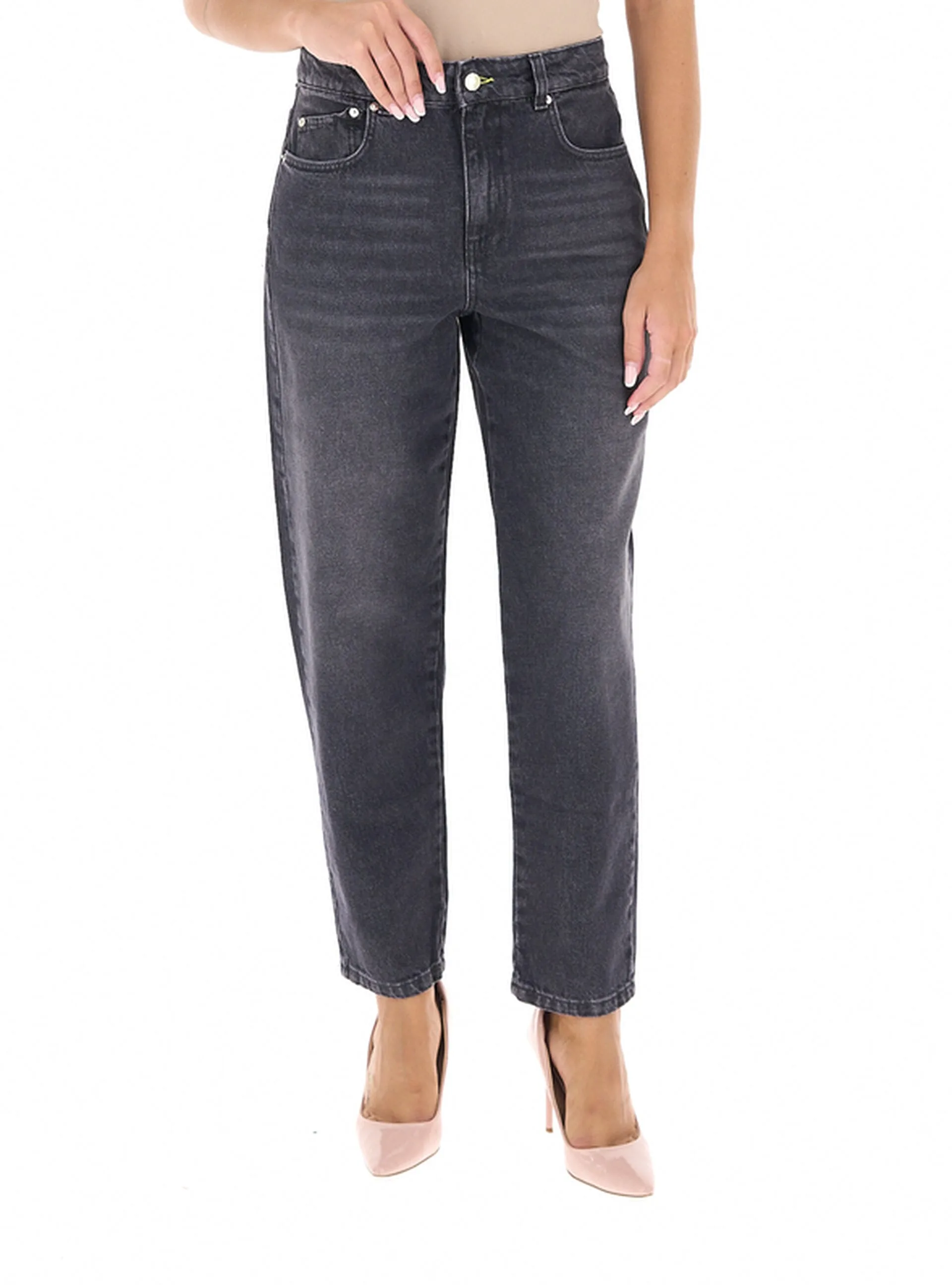 Jeans boyfriend GRIGIO SCURO 46 - I Blues - FashionsVida