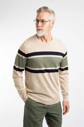Ryker Mens Stripe Crew Neck Jumper