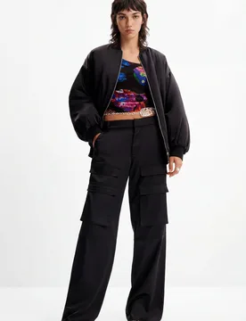 Pantalon cargo M. Christian Lacroix BLACK XS female - Desigual - FashionsVida