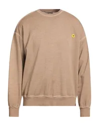 Sudadera Hombre Marrón claro M Hombre