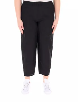 JURERE Pantalone misto lino NERO S - JURERE - FashionsVida